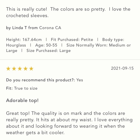 Anthropologie NWT Pilcro Crochet-Cuffed Top Size S. - Picture 14 of 14